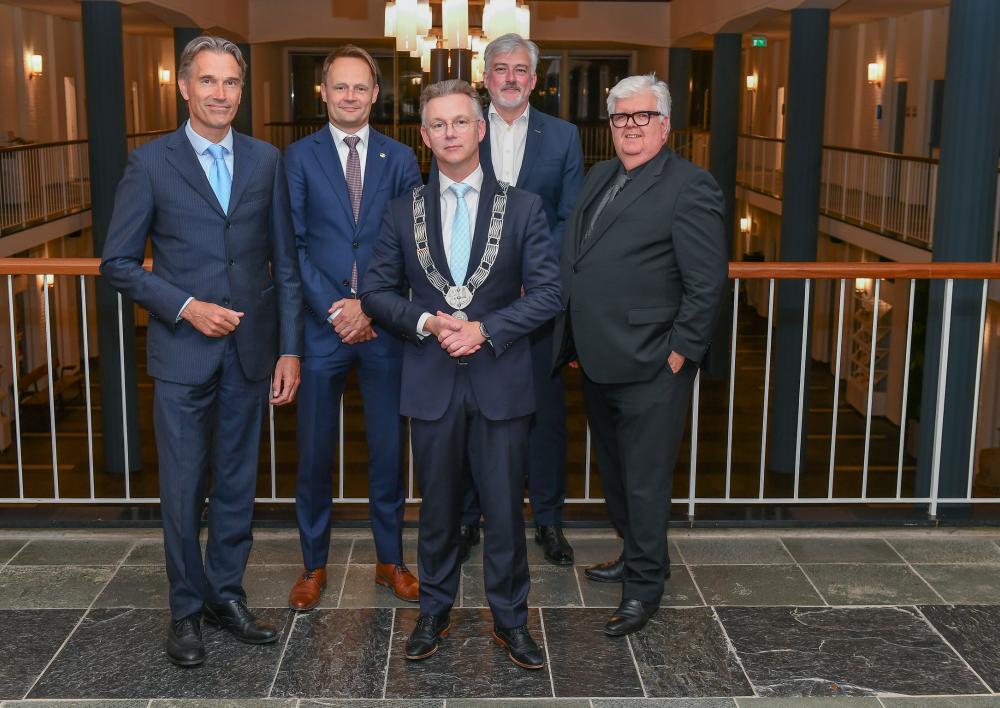 College van B&W met Sybrand de Vries