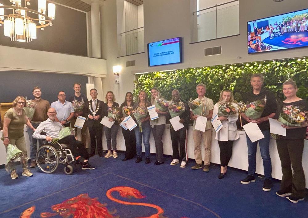 Groepsfoto deelnemers Politiek Actief 2025