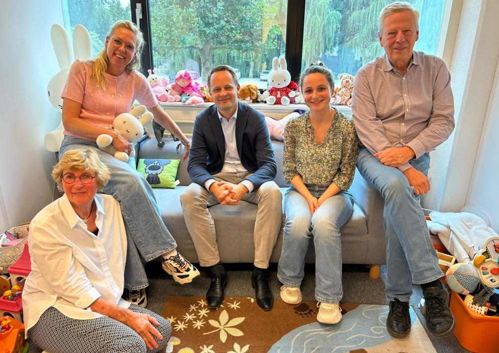 Wethouder Bart Kabout bij Humanitas