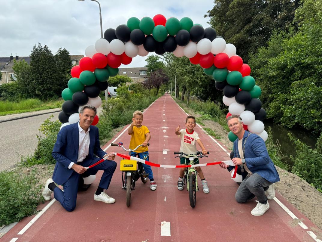 Opening fietspad Baanvak, Wissel en Spoorlijnpad