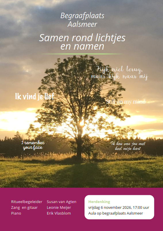 Samen rond lichtjes en namen