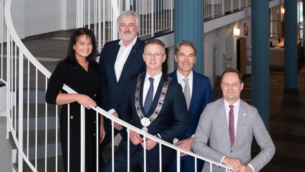 Profielfoto van het college van B en W in Aalsmeer